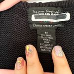 Studio Joy Vintage Christmas Sweater Vest with Poinsettias Embroidered Size M Photo 2