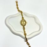 Gold Tone Dainty Bow Watch Photo 0