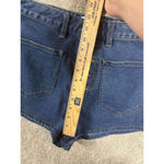 We The Free Shorts Womens Size 29 High Waist Button Fly Denim Retro 29 Long Photo 6