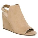 Sam Edelman Warick Suede Wedge Sandal in Camel Photo 34