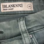 BLANK NYC  Hiker Short light Green Denim Size 26 Photo 4