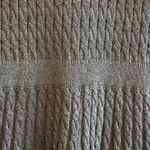 Calvin Klein Women's Charcoal Gray Cable Knit Sweater Dress Long Sleeve Zipper M Photo 6