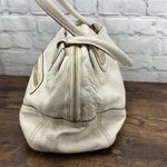 Michael Kors  Vanilla Satchel Bag Genuine Leather Gold Hardware Photo 3