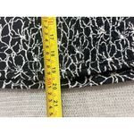 Maeve Anthropologie Womens Illusion Top Black Motif Medium Photo 7