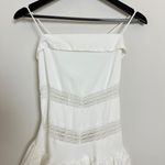 Free People  Bliss Beauty Mini Dress in Ivory Size Medium Photo 3