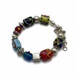 Silpada  Lampwork Beaded toggle bracelet Photo 0