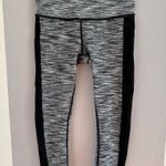 Marc New York Black/Gray Space Dyed Cropped Workout Leggings Photo 4