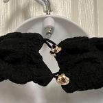 Black Popcorn Halter Backless Dress Size M Photo 8