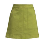 Free Assembly Women's Patch Pocket Mini Skirt Size 16 NWT Green Photo 1