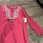 Kate Hill NWT  medium pink blouse Photo 2