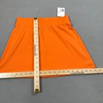 Forever 21 NWT Mini Skirt M Womens Orange A-Line Stretch Neon Stretch Waist Y2K Photo 4