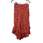 Anthropologie ETT:TWA Virginie Floral Wide Leg Cropped Pant Sz 0 Photo 3