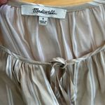 Madewell  Striped Cyprus Gold Striped Jumpsuit Wide Leg Cropped Size Small Photo 5