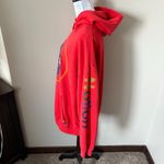 Aviator Nation  Vail Relaxed Pullover Hoodie Xlarge Red Photo 4