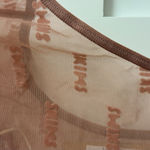 SKIMS NWT  Logo Print Mesh Low Back
Bodysuit XXS Photo 1