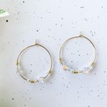 adri's Mini Crystal Beaded Hoops Photo 0