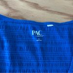 PacSun  Royal Blue Ruched Crop Top Photo 1