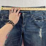 GRACE IN LA Jrs 11 Jeans Low Rise Straight Leg Denim Stretch Grunge Festival Photo 12