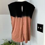 Gimmicks by BKE  Sleeveless Fringe Top Black‎ Tan Western Boho Ranch Photo 1