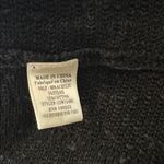 Very J Women's Black Frayed Sweater Photo 6