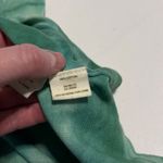 Free People green tie dye criss cross tank top women’s size medium Photo 4