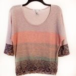 American Rag  Earth Tone scoop Neck Top Photo 0