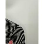 Ralph Lauren Lauren  Black White Striped Ruffled Pajama Set Long Sleeve Pants S Photo 4