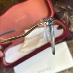 Gucci Authentic 53mm Semi cat eye Acetate/Metal Optical Glasses New🔥 Photo 4