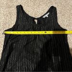 Trina Turk Silk Blend Black Striped Gold Silver Metallic Coverup Dress Size M Photo 10