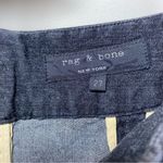 Rag and Bone Denim Knee-Length Pencil Skirt in Black Sz 27 Photo 1