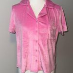 Juicy Couture Pink Velour Pajama Sleepwear Shorts and Top Set Women's Large Photo 1