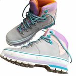 Timberland  Women's Gray and Lavender Leather Winter Boots Photo 4