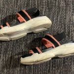 Coral blue platform black and pink sandals Size 8 Photo 0