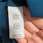 Likely Driggs One Shoulder Strapless Midi Dress In Cerulean Blue Teal Photo 10