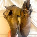 Dry Goods | distressed brown booties with detailing Photo 0