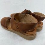 Miz Mooz New York City Cece Leather Brown Zip Back Gladiator Sandals Sz 41 US 10 Photo 6