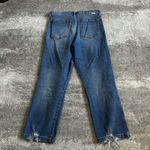 Boyish Jeans Womens 31 Blue Denim Carter High Rise Distressed Ankles Photo 7