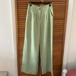 Maeve By Anthropologie Women’s Pleated Front Wide Leg Trousers Green Sz 0 Photo 1