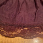Papaya Hot clothing chocolate brown tiered skirt, size Large Made in USA Photo 2