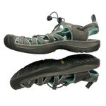 Keen  Whisper Womens Gray Aqua Washable Outdoor Hiking Water Sport Sandals size 8 Photo 6