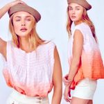 Free People  Little Bit of Something Ombre Top Size S Photo 1