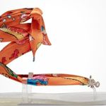 Inc international CONCEPTS Women's Orange-Clear Seahorse Malana Scarf Flat Sanda Photo 5