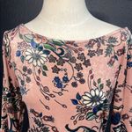 easel  Floral Pink Dress Photo 1