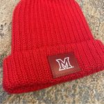 Love Your Melon  Adult Miami hawks Pom Beanie in Red Photo 6