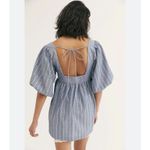 Free People Blue Striped Chambray Women's Gigi Tunic Size S Small Photo 6