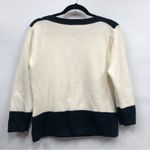 Liz Claiborne  Liz & co. sweater navy cream size small Photo 1