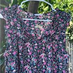 Timing  Floral Ruffle Sleeve Blouse – Size L Photo 1