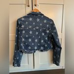 Judy Blue  Star Print Jean Jacket Size Large Fourth of July Photo 1