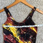 🦋 The Hawaiian Original Black Red Yellow Vacation Beach Mini Dress Small Photo 5