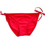 Becca Coral Adjustable Tie String Basic Fit Bikini Bottoms Photo 2